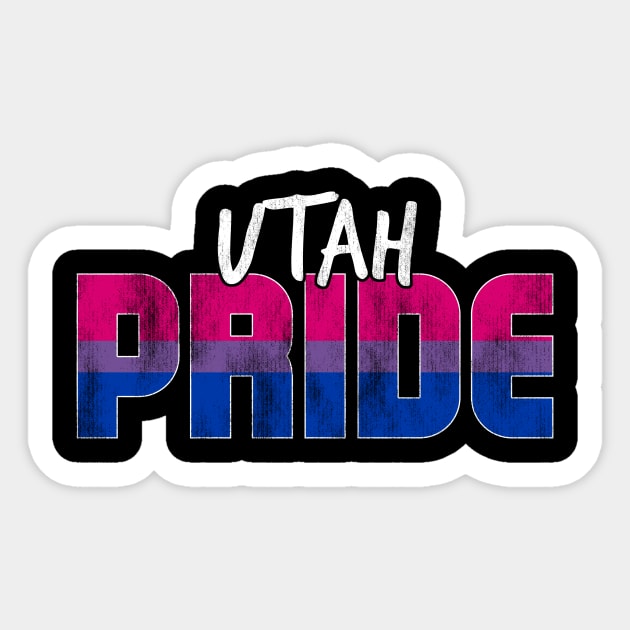 Utah Pride Bisexual Flag Sticker by wheedesign